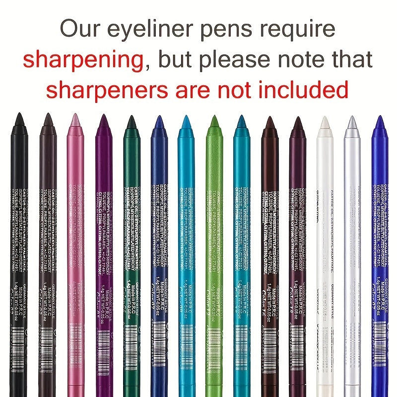 High Pigmented Pearly Shimmer Waterproof Eyeliner Stick