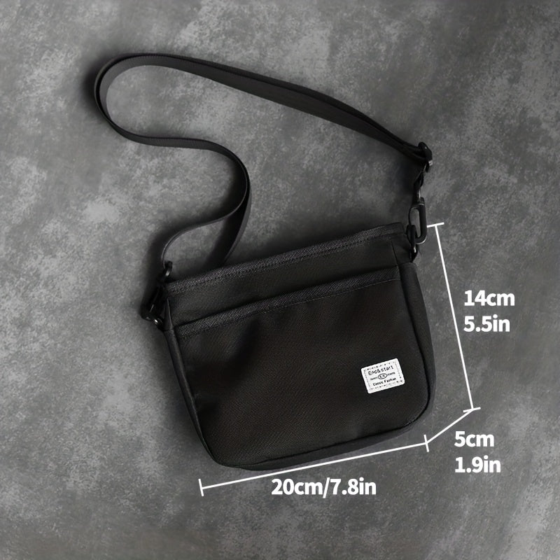 Men's Oxford Cloth Crossbody Bag Diagonal Casual Shoulder Bag