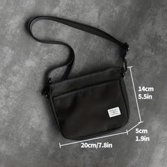 Men's Oxford Cloth Crossbody Bag Diagonal Casual Shoulder Bag