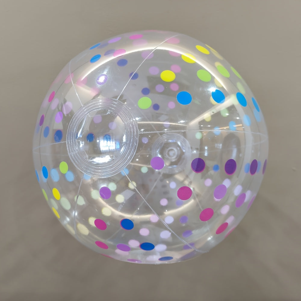 Colorful Striped Inflatable Dot Ball for Pool Parties & Family Gatherings
