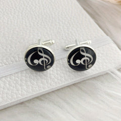 Time Gemstone French Cufflinks for Men
