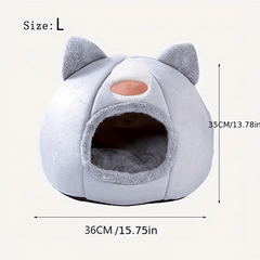 Soft and Warm Cozy Cat Bed for Winter