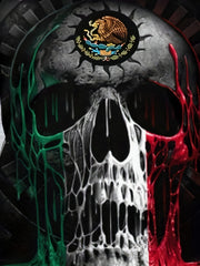 3D Skull Pattern Print Men's Short Sleeve T-shirt Graphic Tee