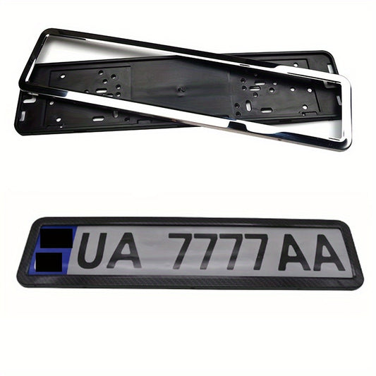 Car Euro Standard Plate Frame Waterproof Bracket Number Plate Holder
