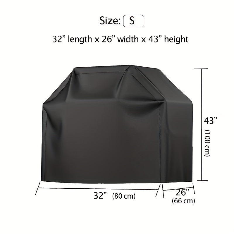 300D PU Coated BBQ Grill Cover Waterproof Weather Resistant Gas Grill Cover