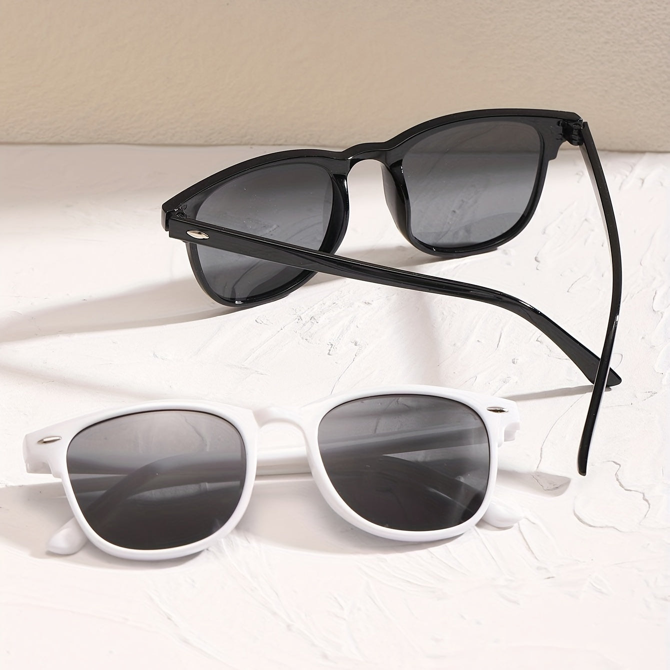 Square Sunglasses Anti Glare UV400 Sun Shades Glasses for Driving Beach Travel