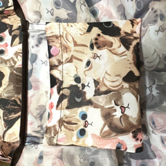 All Over Cats Pattern Shoulder Bag Foldable Storage Bag