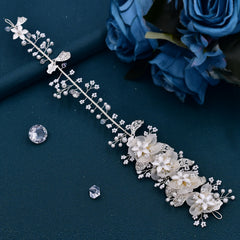 Bridal Flower Headband Wedding Hair Accessory