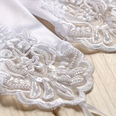 Bride's Fingerless Wedding Gloves for Bridal Accessories