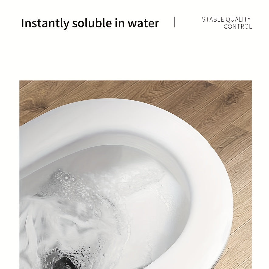 20pcs Disposable Toilet Mat Paper for Outdoor Camping & Travel