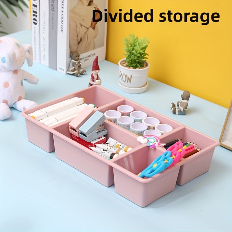 Desktop Divided Storage Box Art Supplies Storage Box