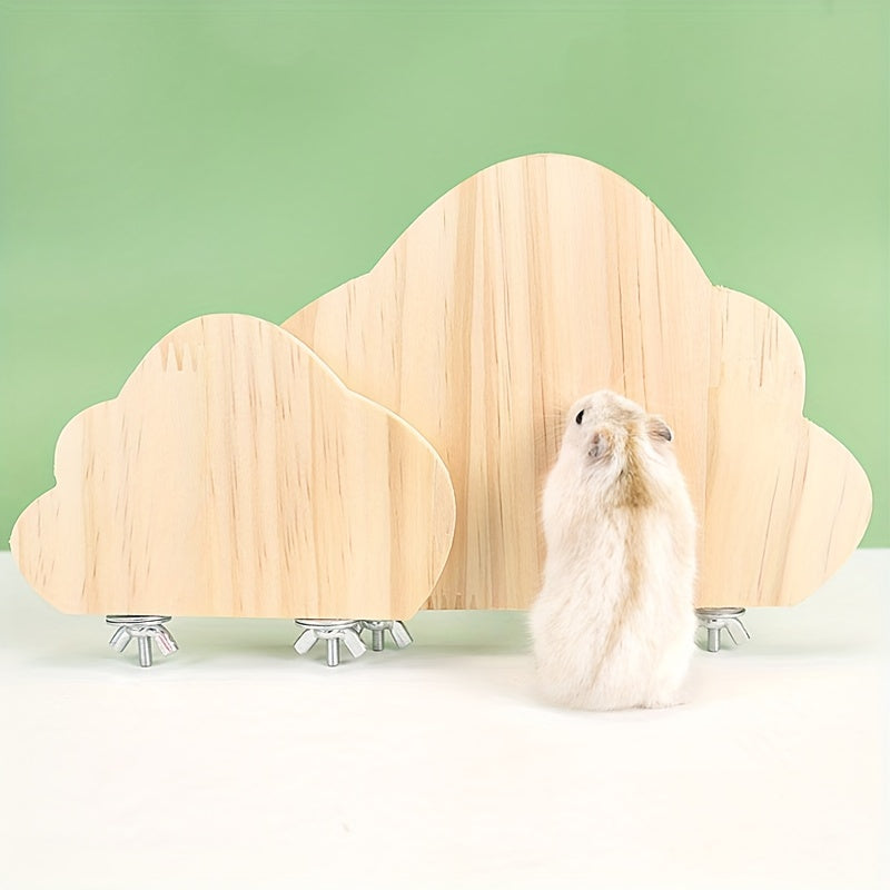 Pet Rat Wood Stand Platform Hamster Toy For Cages