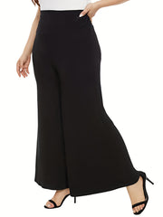  High Rise Wide Leg Pants