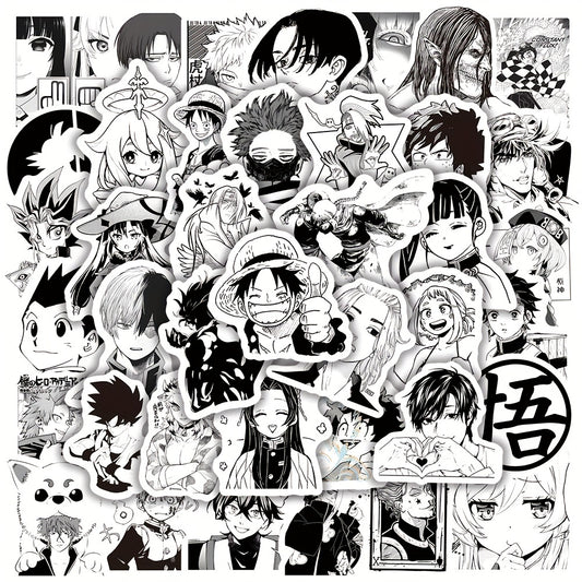 50pcs Anime Series Graffiti Stickers for Phone Laptop Waterproof Decorative