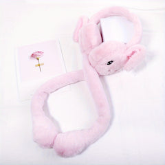 Rabbit Ears Plush Earmuffs for Women