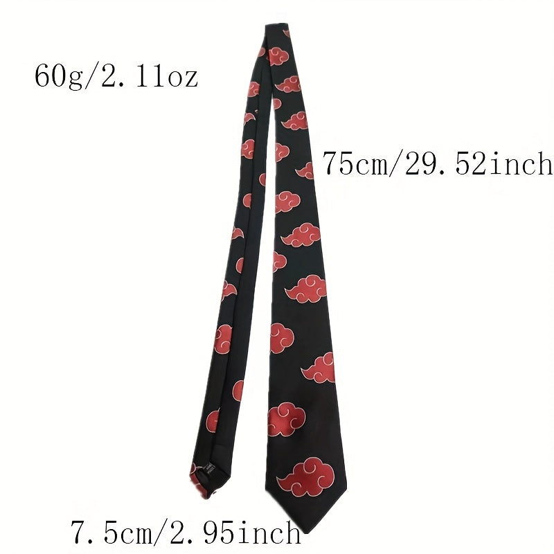 Anime Red Cloud Tie for Cosplay Parties