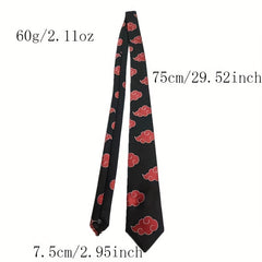 Anime Red Cloud Tie for Cosplay Parties