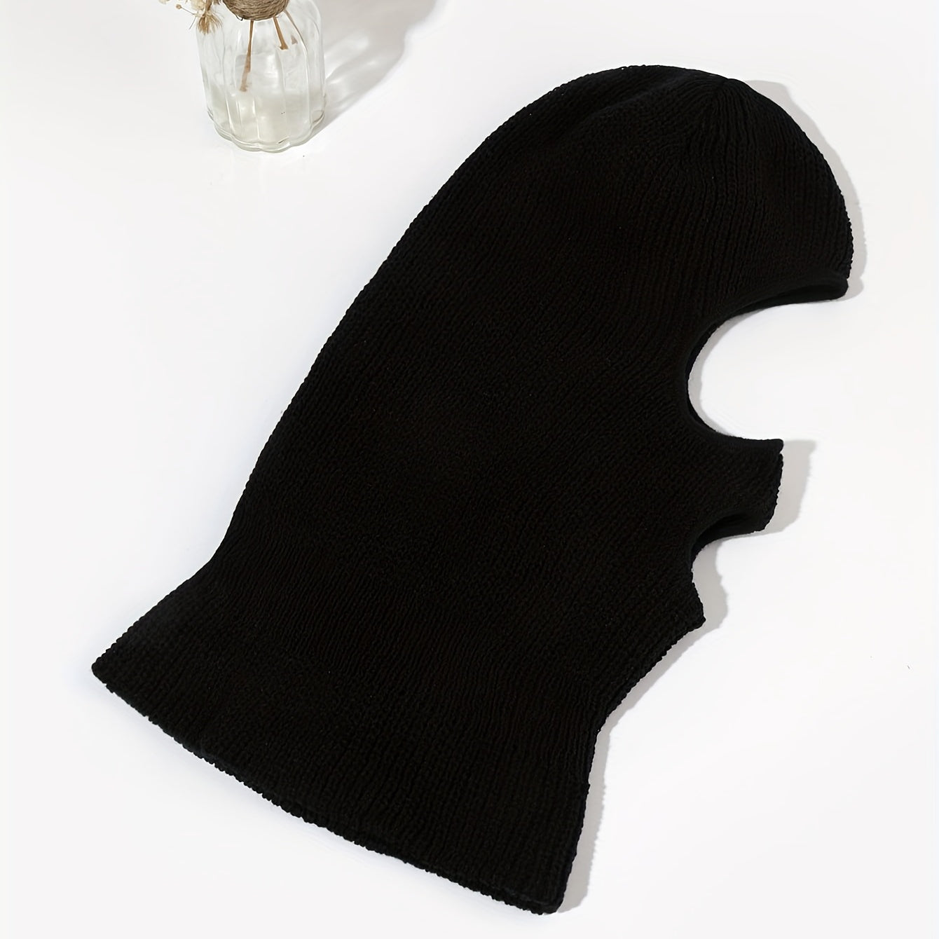 Unisex Thermal 2 Hole Knitted Mask Full Face Covering Outdoor Sports