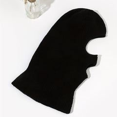 Unisex Thermal 2 Hole Knitted Mask Full Face Covering Outdoor Sports