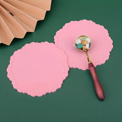2pcs Silicone Heat Resistant Insulated Pad For Wax Seal