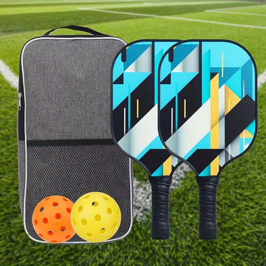 Pickleball Paddles Fiberglass Carbon Fiber 2pcs