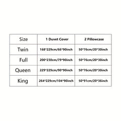 Soft Satin Jacquard Duvet Cover Set with 2 Pillowcases