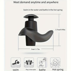 Waterproof Silicone Soft Earplugs for Swimming