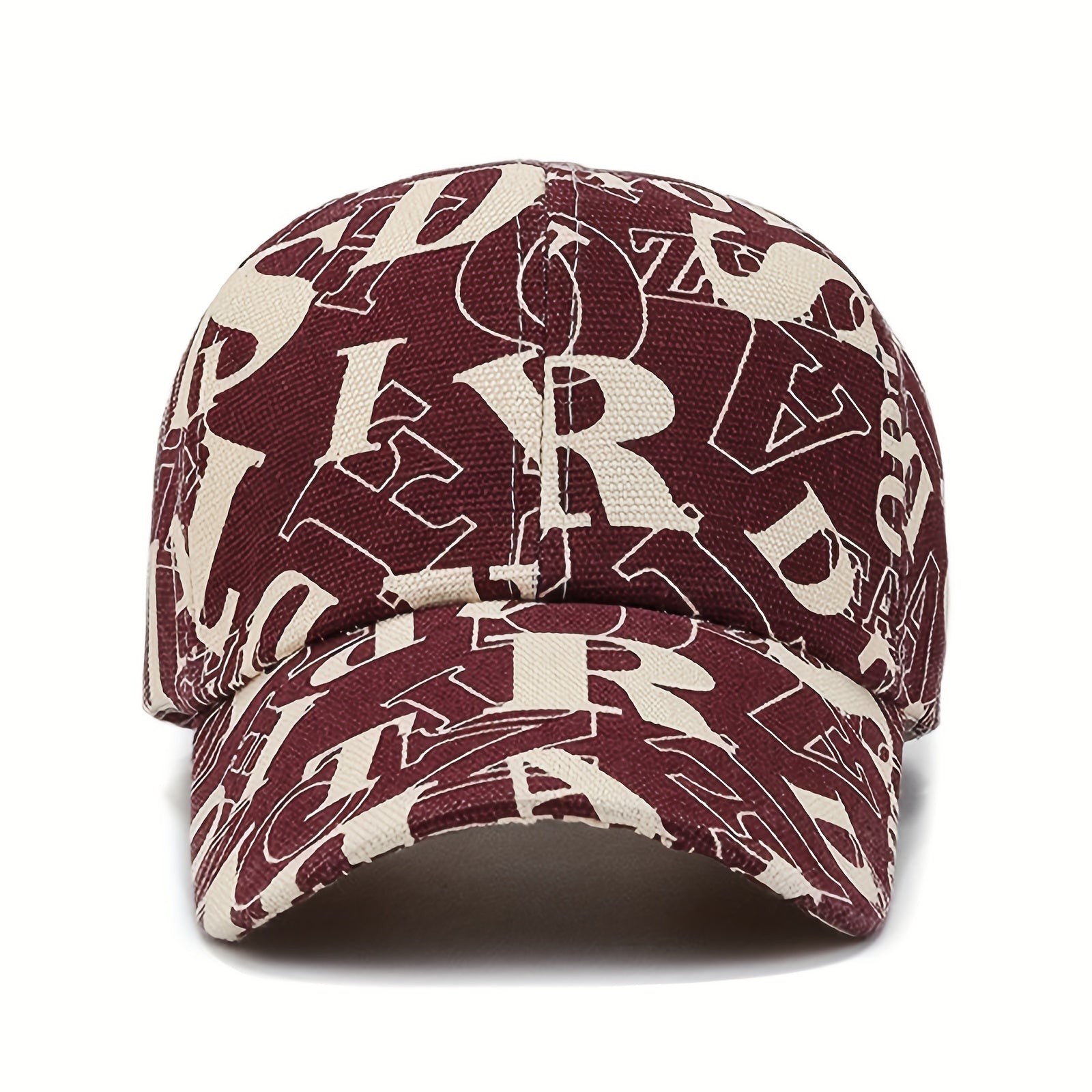 Hip Hop Letter Print Baseball Cap Couple Dad Hats Adjustable Breathable