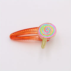 Baby Girls Cartoon Flowers Lollipop Hair Clips Headwear Hair Accessories