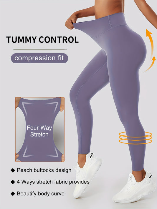 High Waist Butt Lifting Yoga Pants Moisture Wicking Leggings