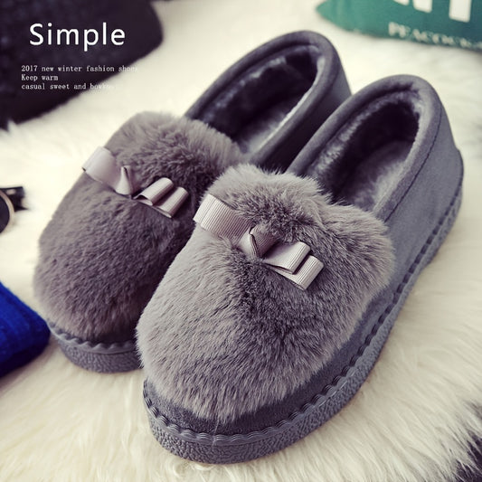 Women's Faux Fur Lined Loafers