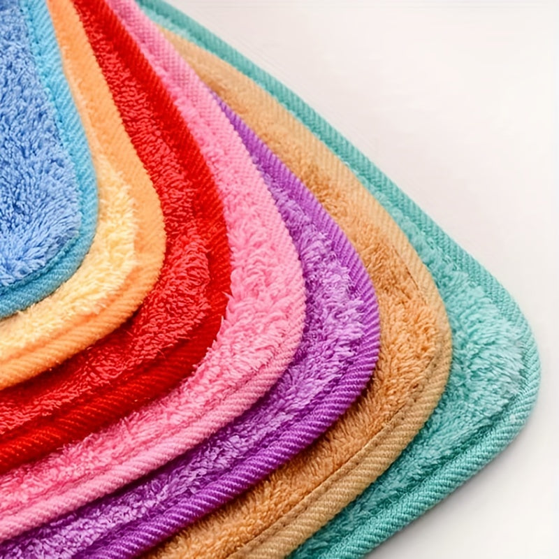 3pcs Coral Fleece Hand Towel Lint Reusable Washable for Kitchen and Bathroom