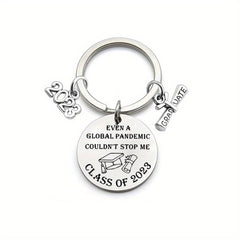 Graduation Season Stainless Steel Keychain For Boys And Girls