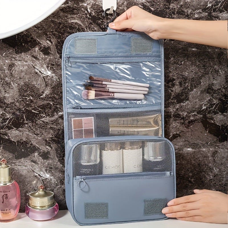 Travel Organizer Bag Dry Wet Separation Striped Green