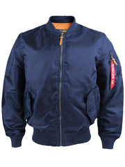 Men's Zip Up Lightweight Jackets for Spring and Autumn