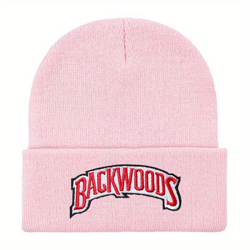 Embroidered Knitted Hat Beanie Hat for Men & Women