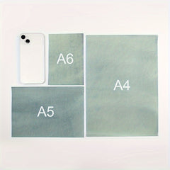 Colored Sun Print Paper Kit - A4 A5 A6 - Animal Plant Materials - Tutorials