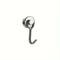 10pcs Silver Magnetic Hook Powerful Magnet Easy Installation Rust resistant