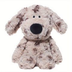 Plush Dog Toy Brown & Spotted Fun Stuffed Animal