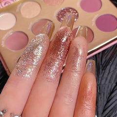 12 Colors Amorous Rose Eyeshadow Palette with Highlighting & Contouring