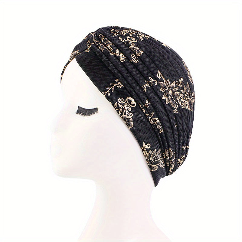 Boho Floral Head Scarf Cap Chemo Hats