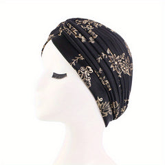 Boho Floral Head Scarf Cap Chemo Hats