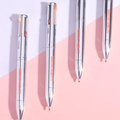 4-In-1 Long Lasting Makeup Pen - Lip Liner Eyeliner Eyebrow Highlighter