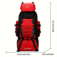 Durable Hiking Backpack with Multiple Pockets - Men and Women Camping Bag