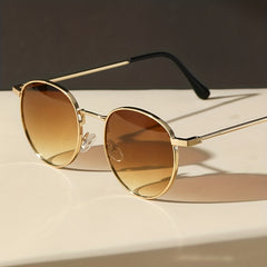 Metal Frame Sunglasses Anti Glare UV400