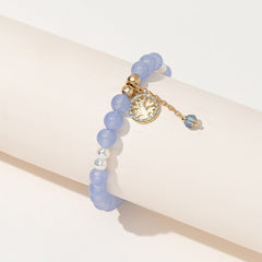Women's Crystal Bead Bracelet, Elegant Fashion Jewelry