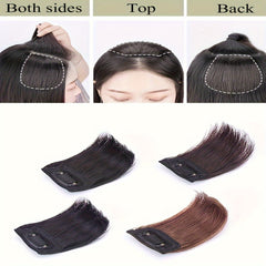 Women's Straight Hair Extension - Invisible Patch Clip