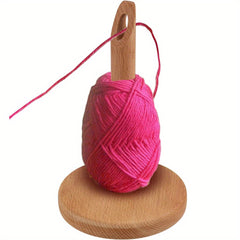 Wood Yarn Holder Knit Wooden Spinning Yarn Thread Holder