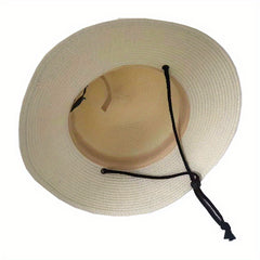 Perforated Straw Hat Summer Sun Hat Men Women