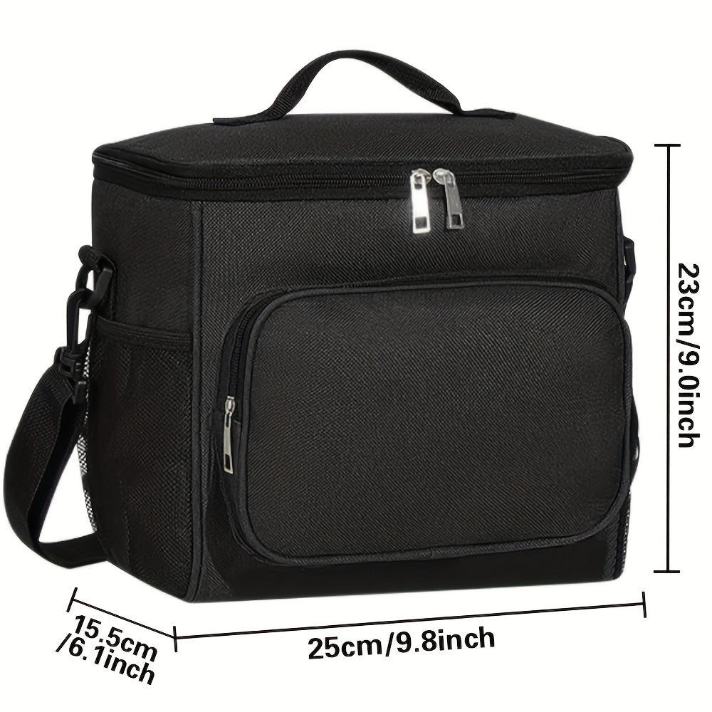 Customizable Thermal Cooler Tote Bag Canvas Insulated Lunch Bag
